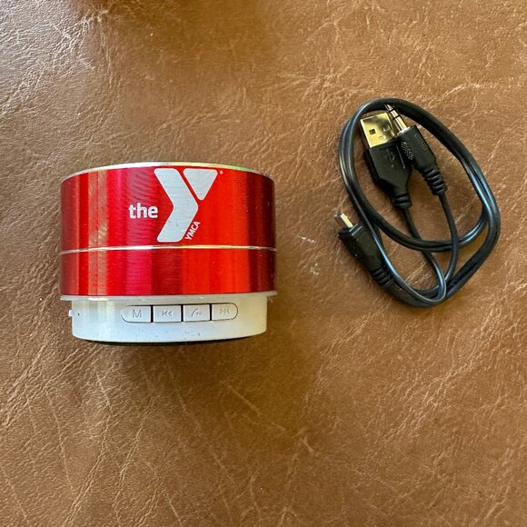 YMCA Dorne Aluminum Bluetooth Cyclinder Mini Speaker - Picture 3 of 12